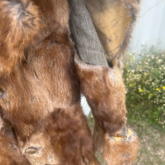 Real fur jacket with hood - Picture 7 of 13